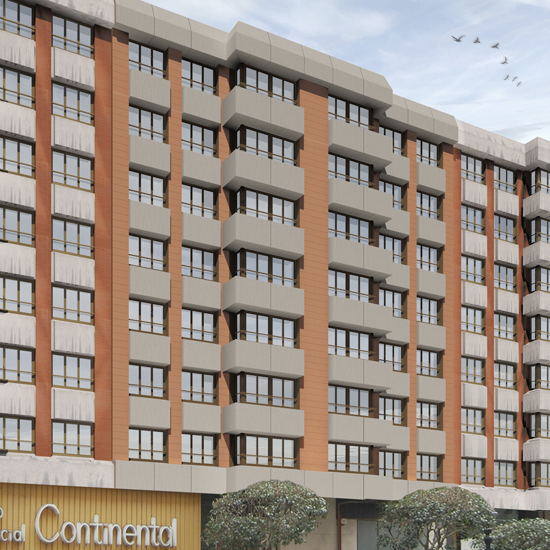 Rehabilitación energética edificio Continental